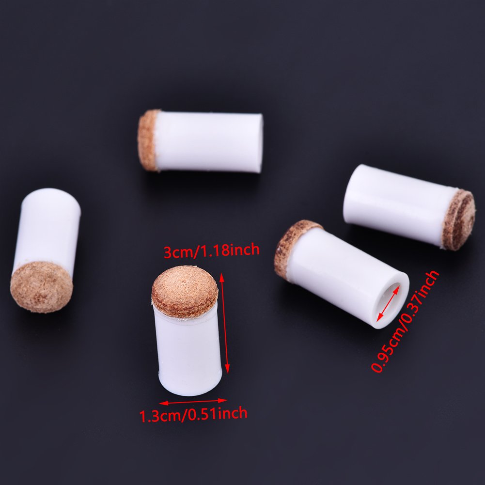 VIFER Cue Tips 10 szt. bilard Snooker Pool Cue Tip części zamienne do zestawu akcesoriów 11mm/13mm