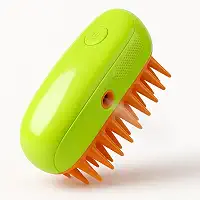 Escova para Gatos,Removedor de pelos para Pets, Cachorros, Escova Eletrica,Escova a Vapor para Pets – Remove Pelos de Gatos e Cães com Facilidade | Recarregável | Verde e Laranja | Pontas de Silicone Confortavel| Cachorro e Gato|
