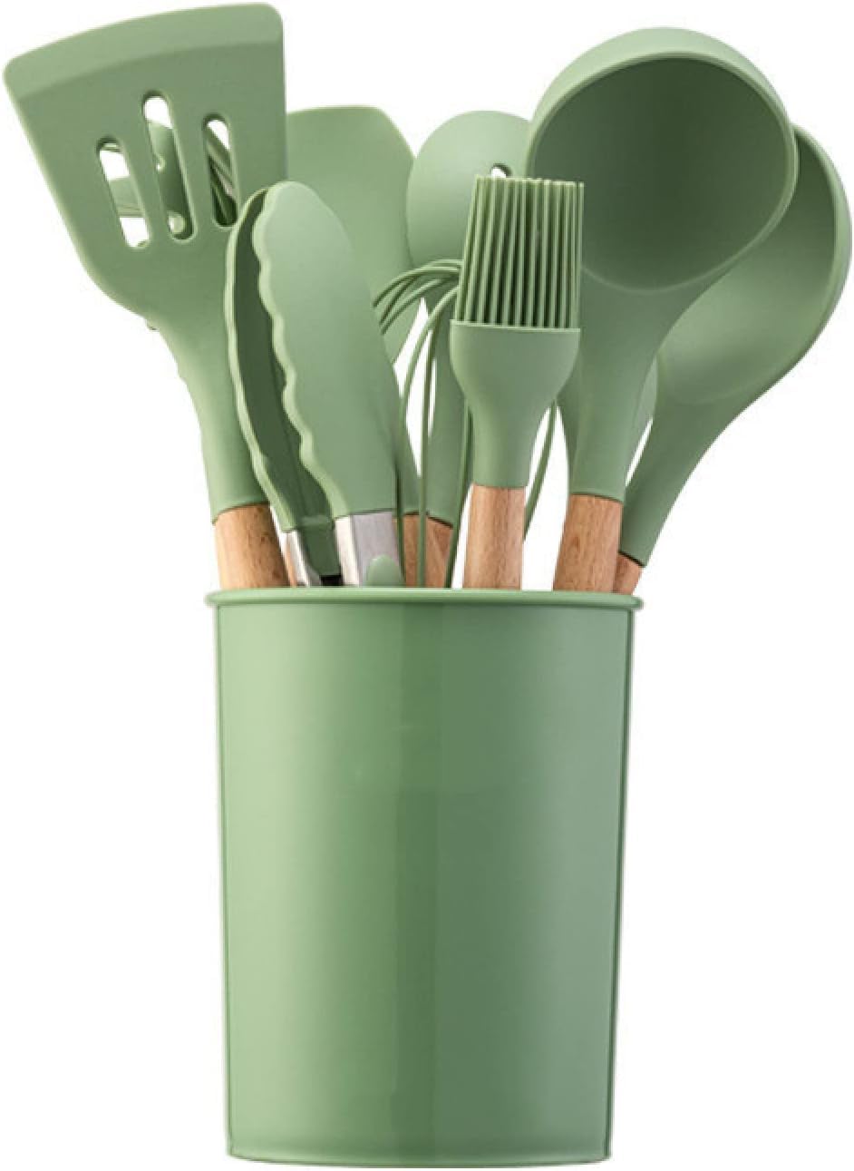 Set di Utensili da Cucina, Set di Utensili da Cucina Utensili da Cucina in Silicone Utensili da Cucina Antiaderenti