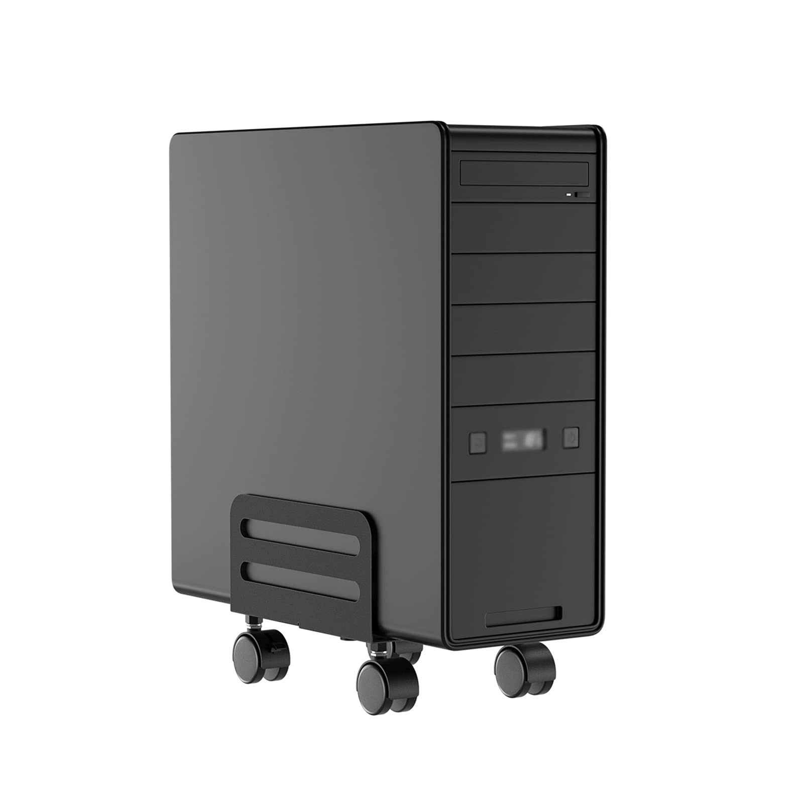 Liudan Supporto per CPU Supporto per PC, Torre PC e Carrello del Supporto della CPU, Supporto per PC Regolabile e Mobile con Ruote, Larghezza Regolabile da 5 a 8 Pollici Supporto per PC