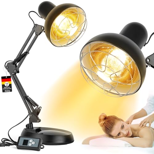 Rkdely Upgrade Wärmelampe 150 watt, Wärmestrahler Temperatur Einstellbar...