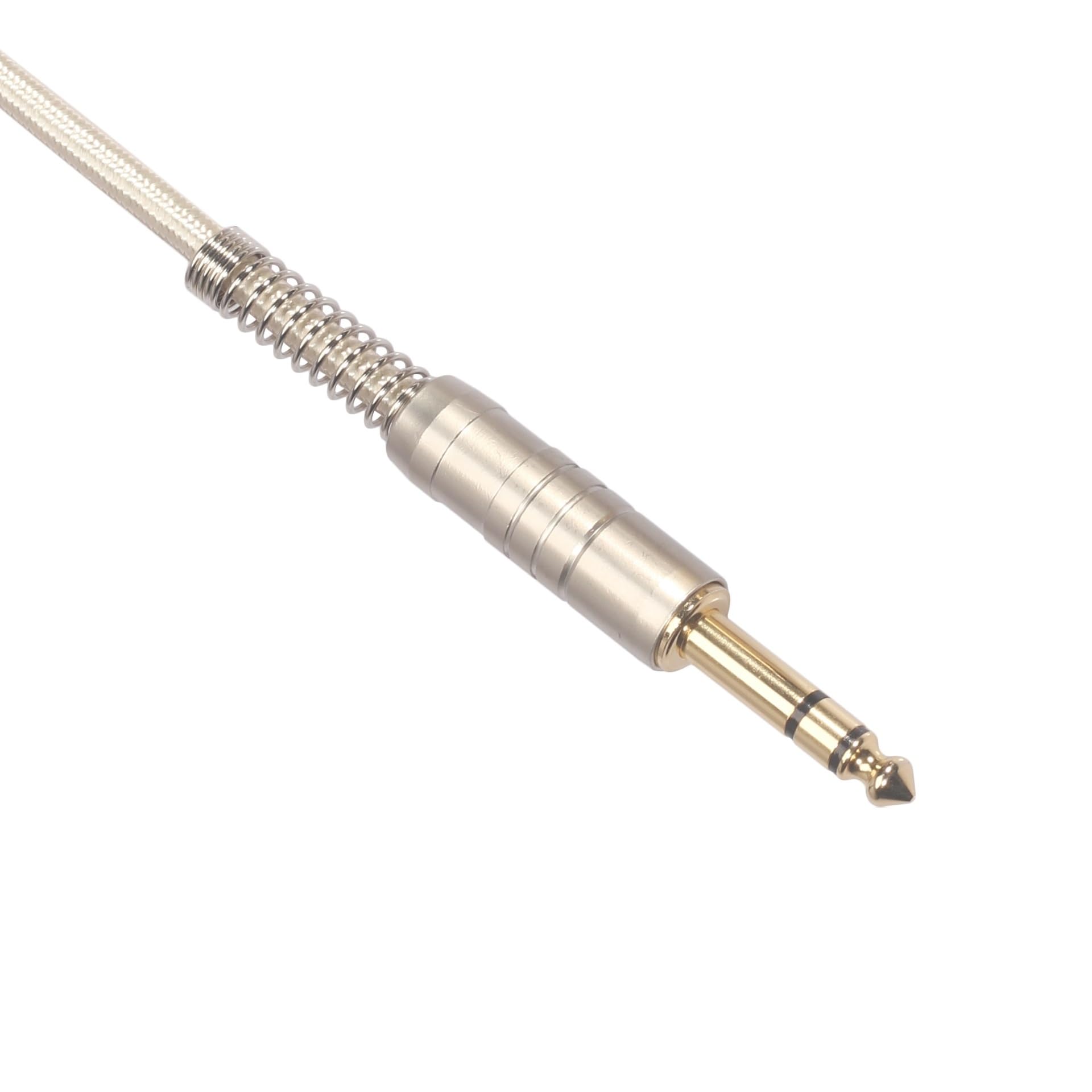 Pro Audio kabel Pozłacana Główka 6,35 Mm Stereo Męski Do Męski Prosty Do Łokcia Gitary Elektrycznej(5m)