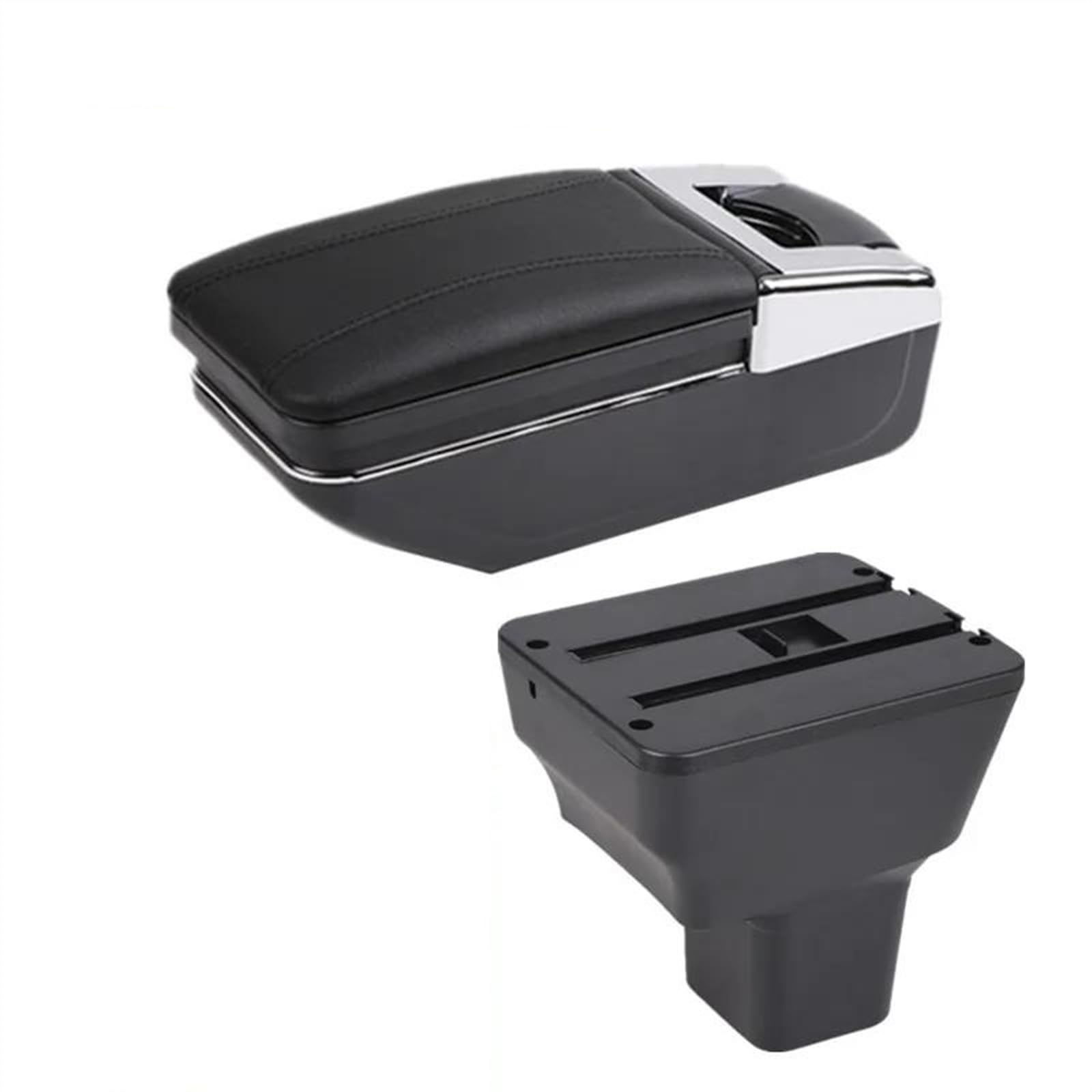 Noheeu A Black Line Car Accessories Armrest Box 2020-2024 Interior Dedicated Retrofit Storage For Versa For Almera