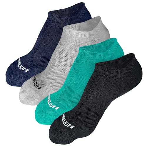 Image of HEELIUM Bamboo Ankle Socks for Men & Women | Ultra-Soft, Odour-Free, Thin & Breathable | 3X Softer than Cotton | Sizes - M (UK 4-8) & L (UK 9-13)