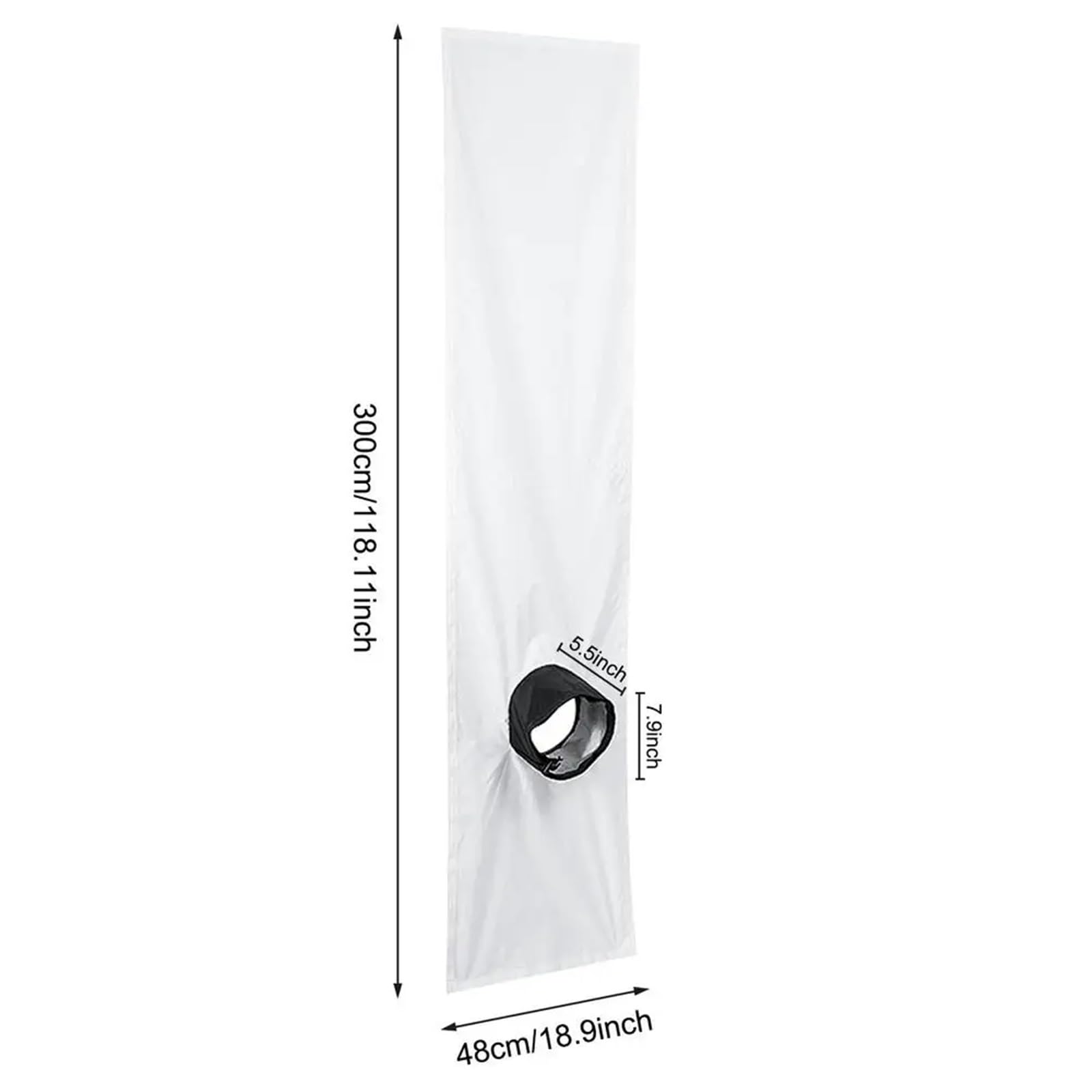 Sellador de ventanas for aire acondicionado portátil, sellado universal for ventanas de aire acondicionado portátil y secadora, sellado de ventanas, tela for sellado de aire acondicionado.(3.0 meters)