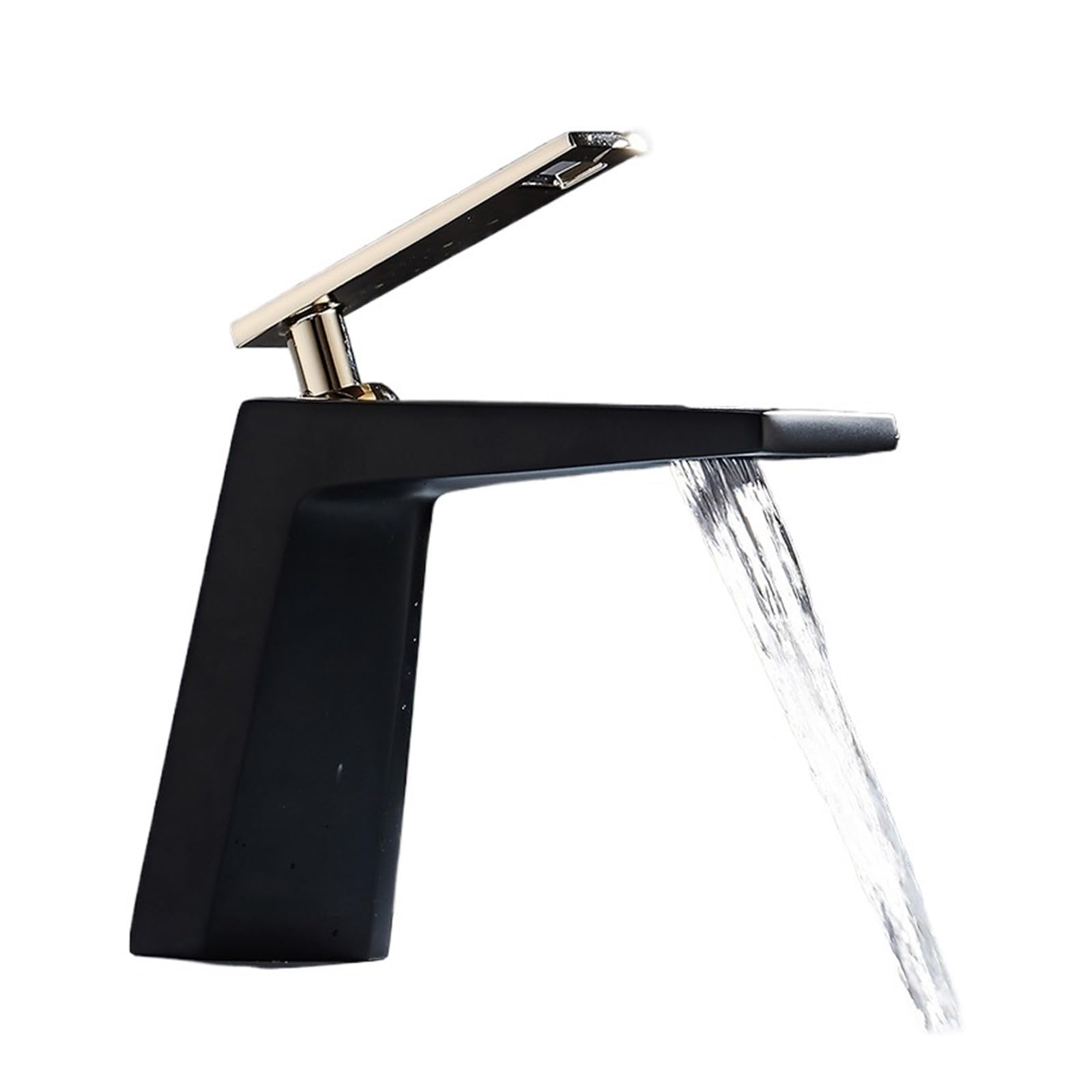 Robinet de cuisine pour évier de ferme et bar mitigeur cascade bicolore 80015