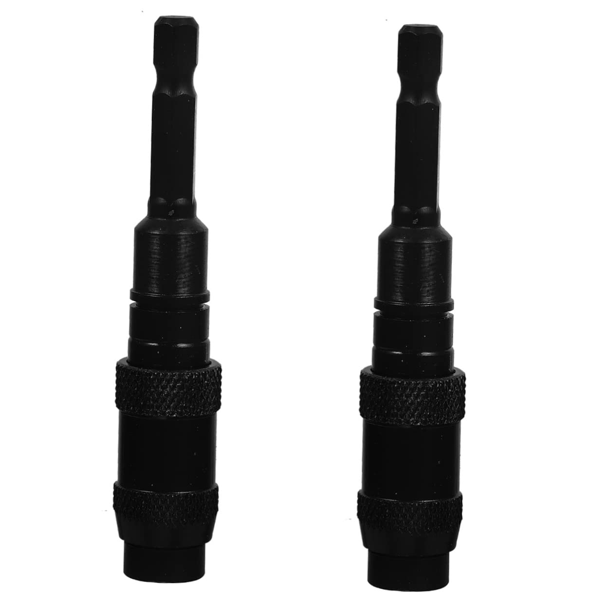 ARTIBETTER 2 Pz Asta Di Estensione Della Punta Cacciavite Magnetico Estensore Della Punta Del Trapano Porta Punte Pivot Estensione Della Punta Del Trapano Black Acciaio Cromo Vanadio