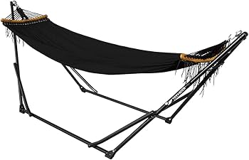 LESOVIK 黒 ハンモック 収納袋付き Amazon.co.jp: ハンモック
