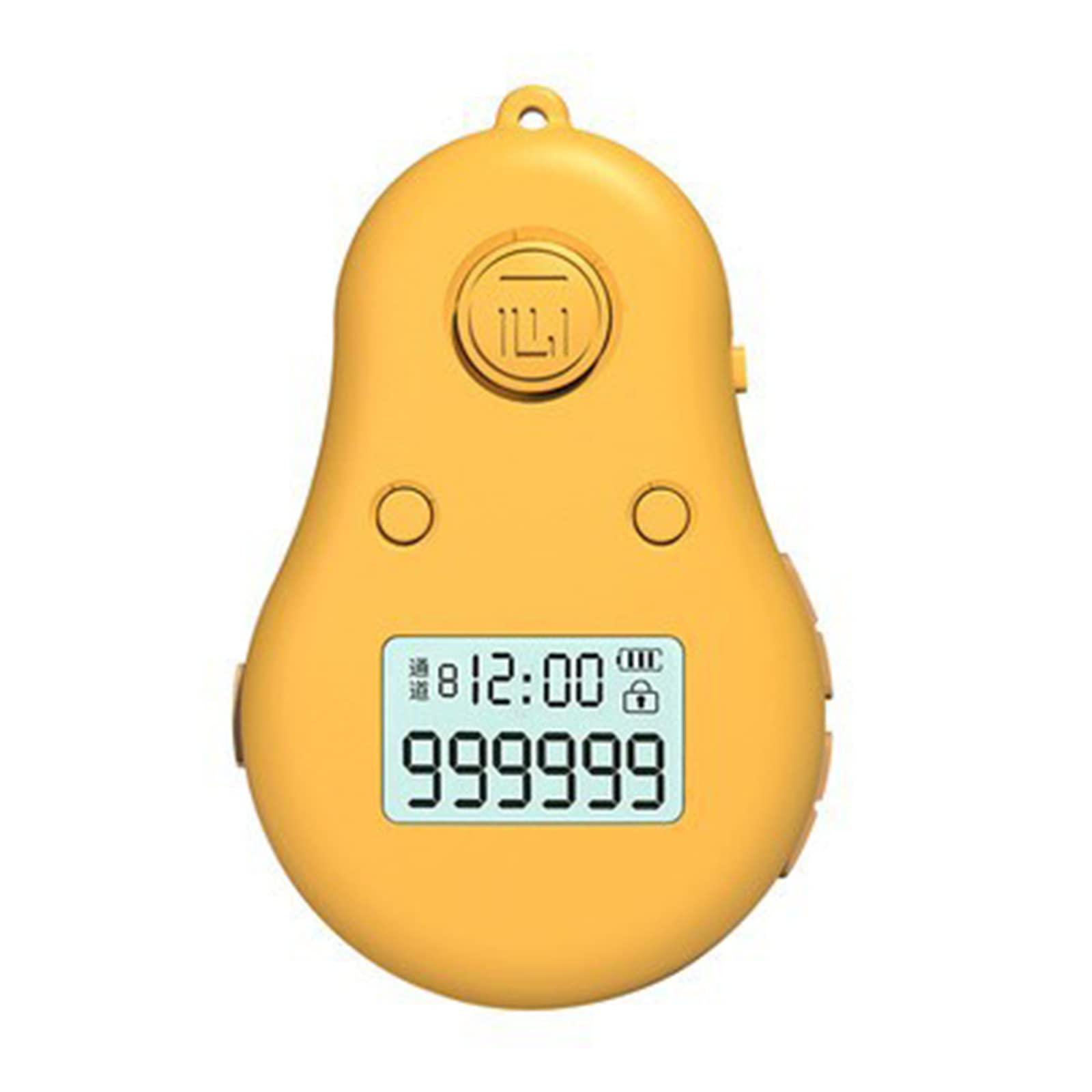 Buxuaaaa Turmeric Upgraded Electronic Finger Counter With Amazing Sound & Time Function Electronic Digital Display Finger Hand Tally Count Tasbeeh Counter Digital Tasbeeh With Amazing Sound & Time Function Display Hand