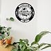 GRJIRAC Personalized Metal Garden Sign, Customized Modern Wall Art, Plant Theme, Welcome To Lisa's Garden, Black, 16 Gauge Steel, Wall Mount, Custom Size