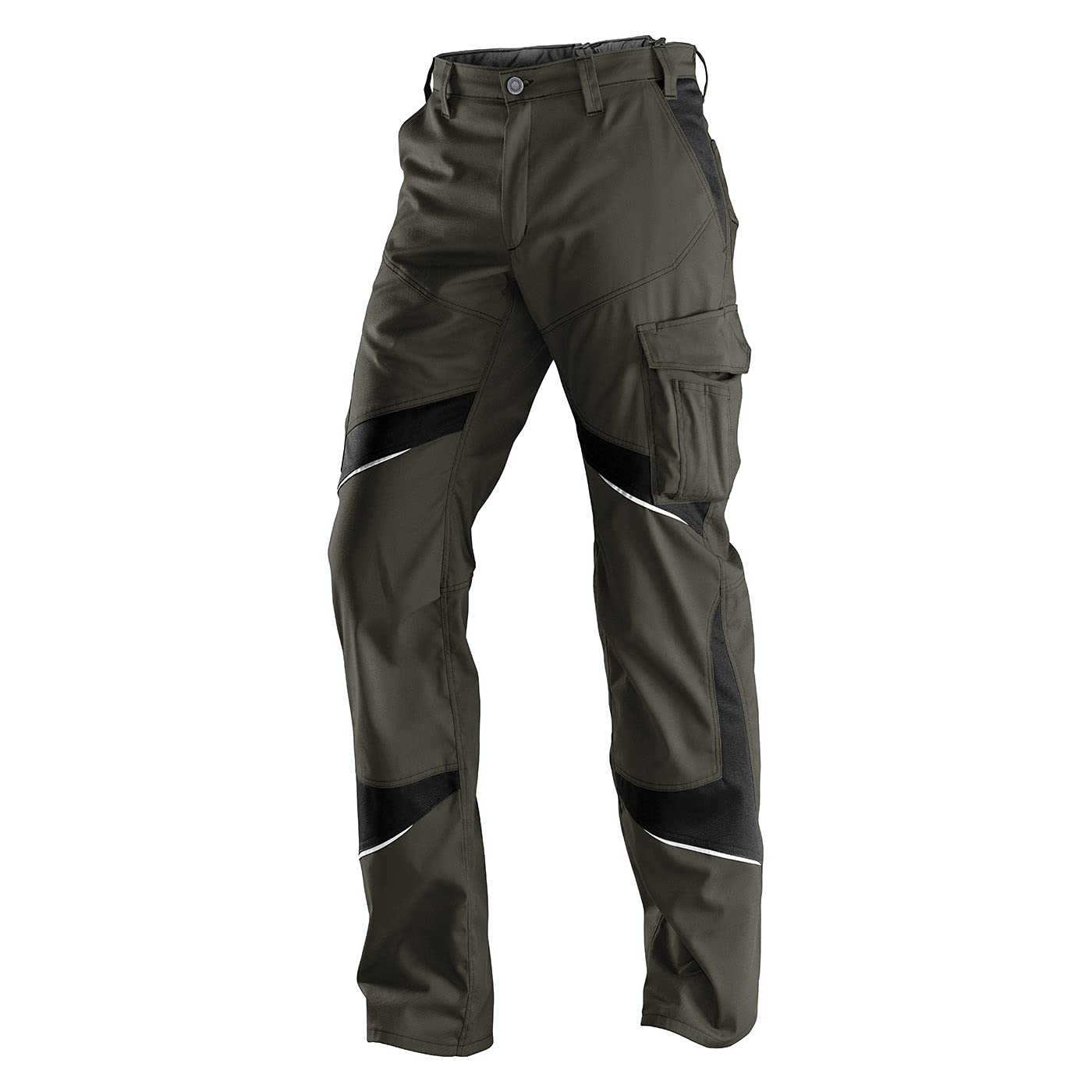 Kubler 22505365-6699-48 spodnie Activiq rozmiar 48 - oliwkowe/czarne