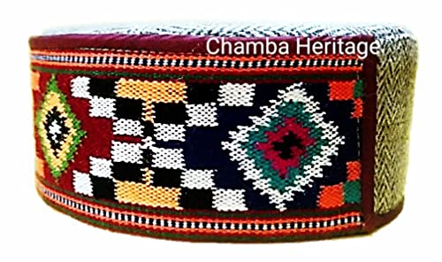 CHAMBA HERITAGE Premium Himachali Cap | Traditional Handcrafted K...