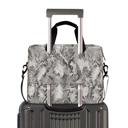Maletín para portátil diseño gris serpiente 13-15.6 pulg miniatura 3