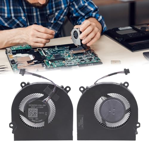 Ventilador metálico para enfriamiento de laptop silencioso miniatura 6