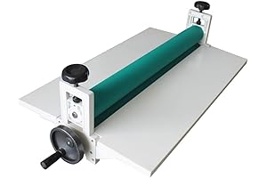VEVOR Manual Cold Roll Laminator 25'' Laminating Machine Long Wings Foldable All Metal Frame
