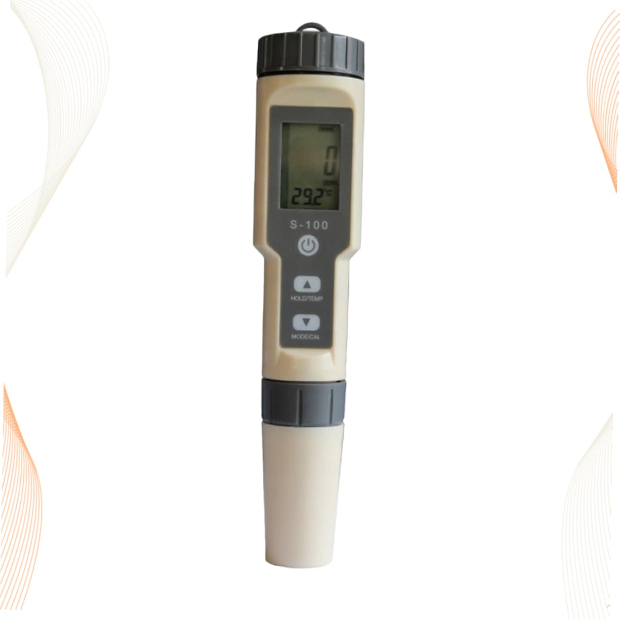 Misuratore di Salinità e qualità dell’Acqua, Tester Acqua Portatile, EC Tds Temperatura, Facile da Leggere, per Acquario e Piscina