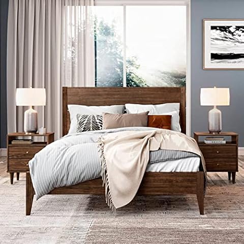 Grain Wood Furniture King Platform Bed Cover