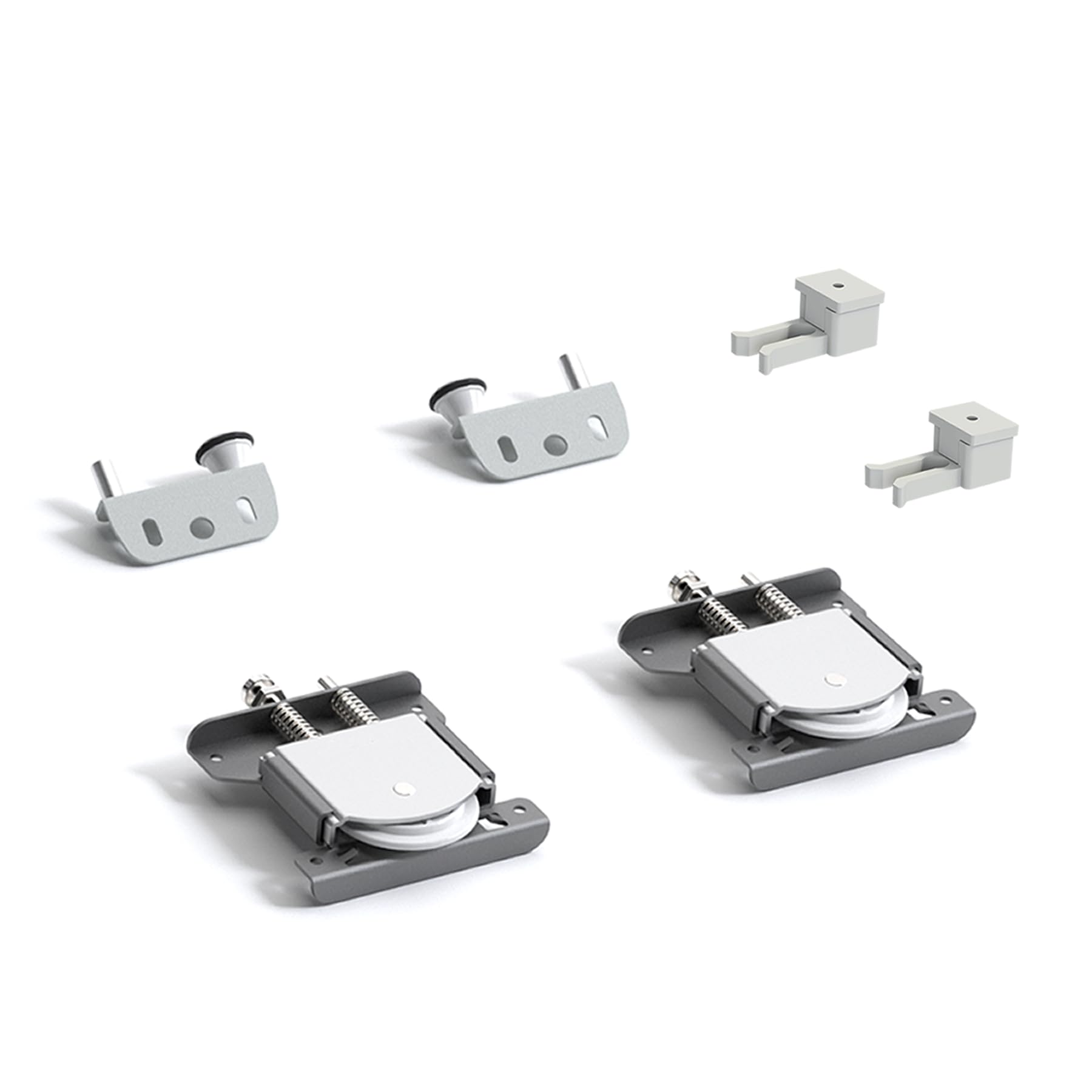 Decoranddecor Sliding Wardrobe Door Track Kit Ball Bearing Smooth Operation (Additional Gear Pack for One Door)