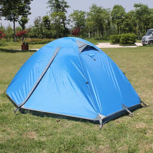 Carpa ligera impermeable para 1 persona camping y mochila miniatura 6