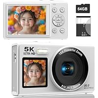 Amazon | 超小型ミニデジカメ4Kデジタルカメラ 【2025年初心者最適＆多