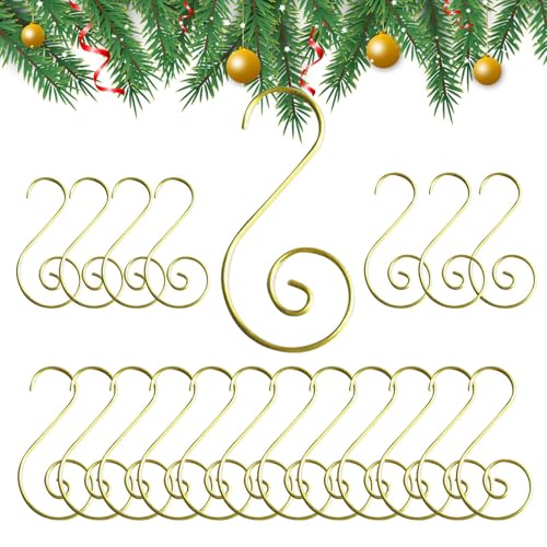 Bohany Ganchos de Navidad – Gancho de manualidades en forma de estrella/S, 20 piezas, clips colgantes para puerta, pared, árbol, bolas, calcetines, manualidades, día festivo