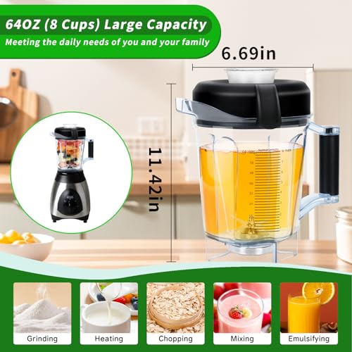 Recipiente de reemplazo Leepenk para Vitamix 64oz miniatura 4