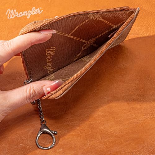 Image of Wrangler Western Card Wallet for Women Aztec Credit Card Holder for Women