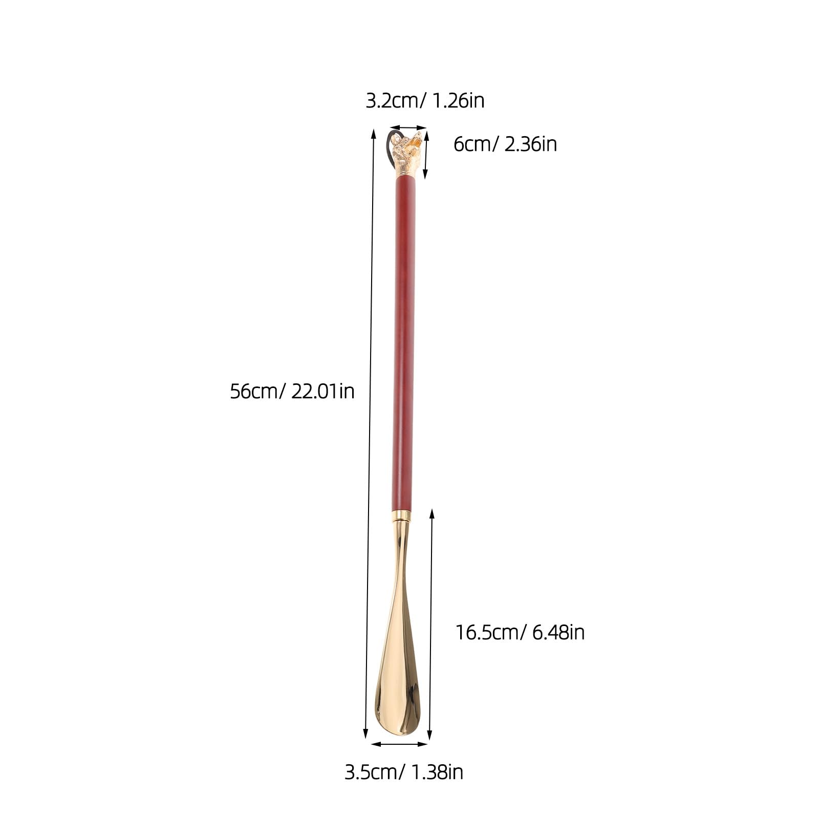 Calzascarpe per anziani con manico lungo - Calzascarpe da calcio con manico a papera da 56 cm/22" - Aiuto per indossare facilmente le scarpe da ginnastica, SENZA bisogno di chinarsi