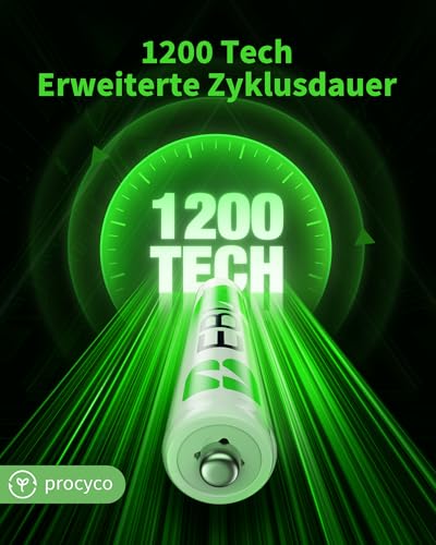 EBL AAA Akku 1100mAh 8 Stück - wiederaufladbare Batterien AAA, Typ NI-MH Batterien, geringe Selbstentladung mit Akkubox, AAA Akkubatterien 4