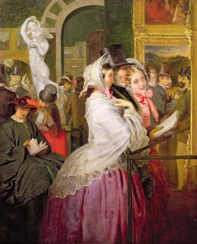 Pintura decorativa George Bernard Private View At the Academy en lienzo 60x90cm