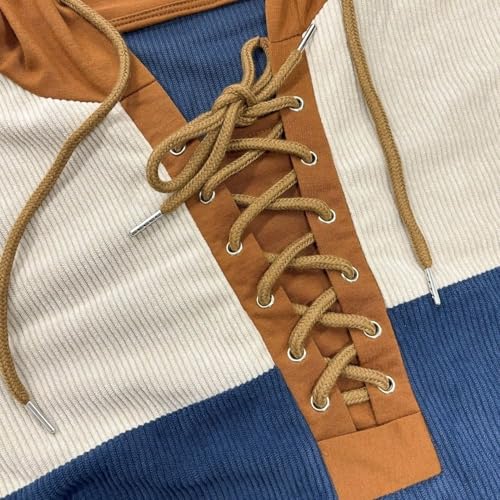 Mens Tactical Sweatshirts Lace Up Aztec Hooded Pullover Long Sleeve Cargo Workout Outdoor Hoodies with Pockets4