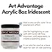 Art Advantage 3210-08Art Advantage 8-Ounce Acrylic Iridescent Medium