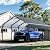 SUNLEI 12'x15'x8.5' Metal Carport, Heavy Duty Metal Carport Canopy with Galvanized Steel Roof and Frame, Permanent Garage for Pickup, Bass Boat, Trucks, Car and Tractors