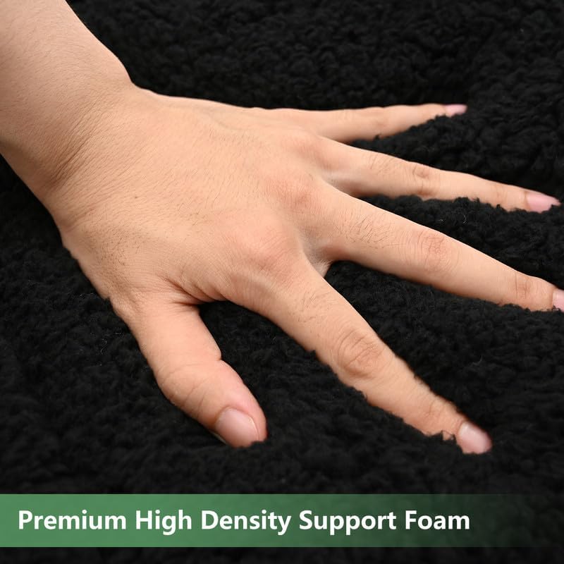 Miniatura 6 de Colchón de futón de tamaño matrimonial, colchón japonés plegable extragrueso, almohadilla de dormir súper suave y mullida para adultos, tapete de