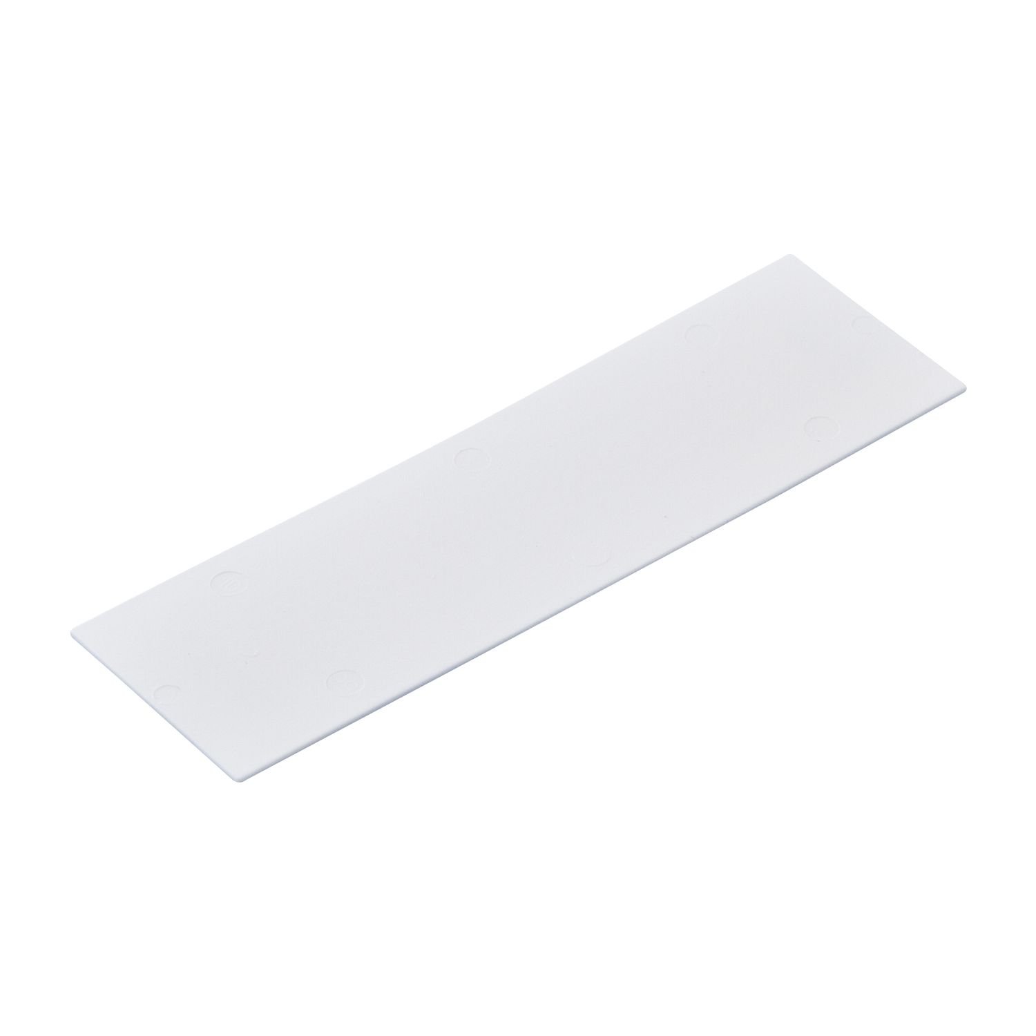 Lot de 500 blocs de vitrage GL-SV 100 x 40 x 1 mm, en plastique blanc, 500 pièces | Cales de rondelle – Plaquettes d'écartement
