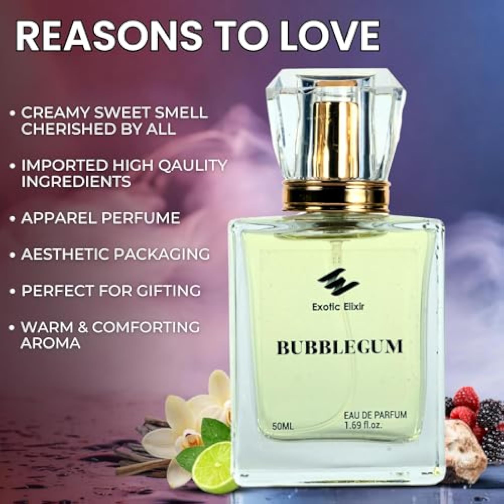 Premium Bubblegum Perfume 50ml for Women