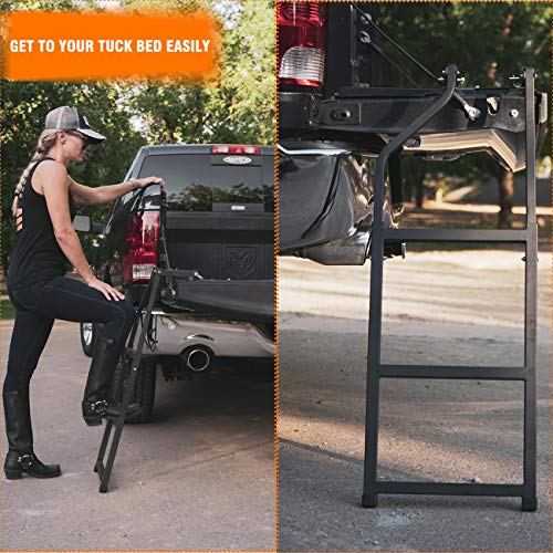 Chelhead CHELHEAD-TAL-01 Truck Tailgate Ladder Foldable Compatible thumb #1