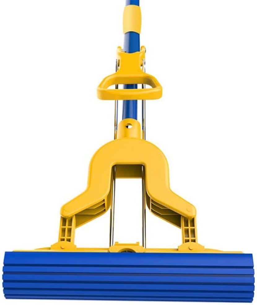 Mop Pcv Sponge Mop 51. 22 Inch Extension Rod, With 2 Reusable And Washable Sponge Replacement Heads