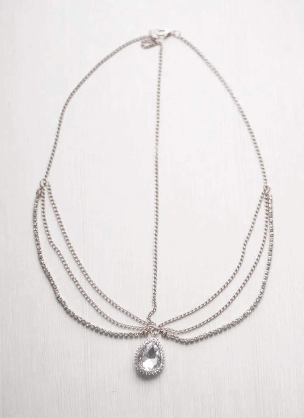 Amazon.com: Anglacesmade Bohemian Head Chain Crystal  display picture 2