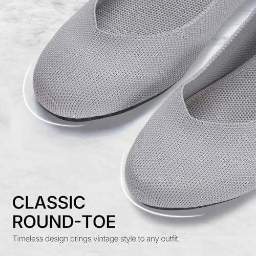 Image of Tanamo Ballet Flats for Women, Soft Knit, Work Travel Everyday Shoes