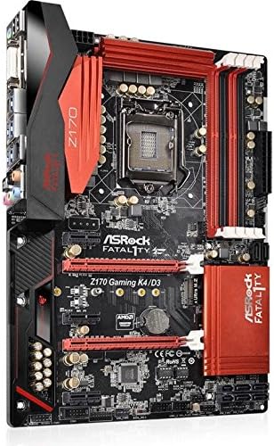 ASRock ATX DDR3 1066 Motherboards FATAL1TY Z170 Gaming K4/D3