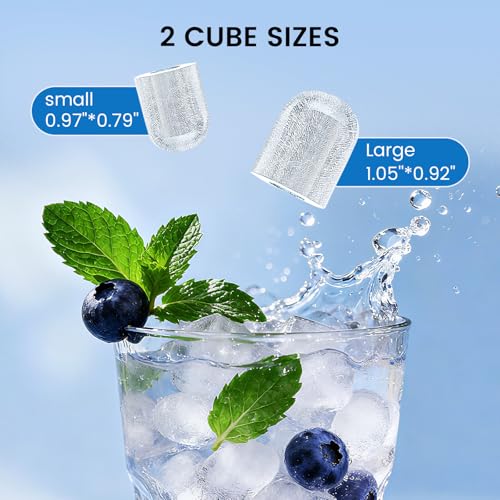 Image of COWSAR Ice Maker Countertop, Portable Ice Machine with Self-Cleaning, 26Lbs /24Hrs, 8 Bullet Ice in 6 Mins with 2 Sizes, Scoop & Basket, Quiet Compact Ice Makers Countertop for Home /Kitchen /Camping