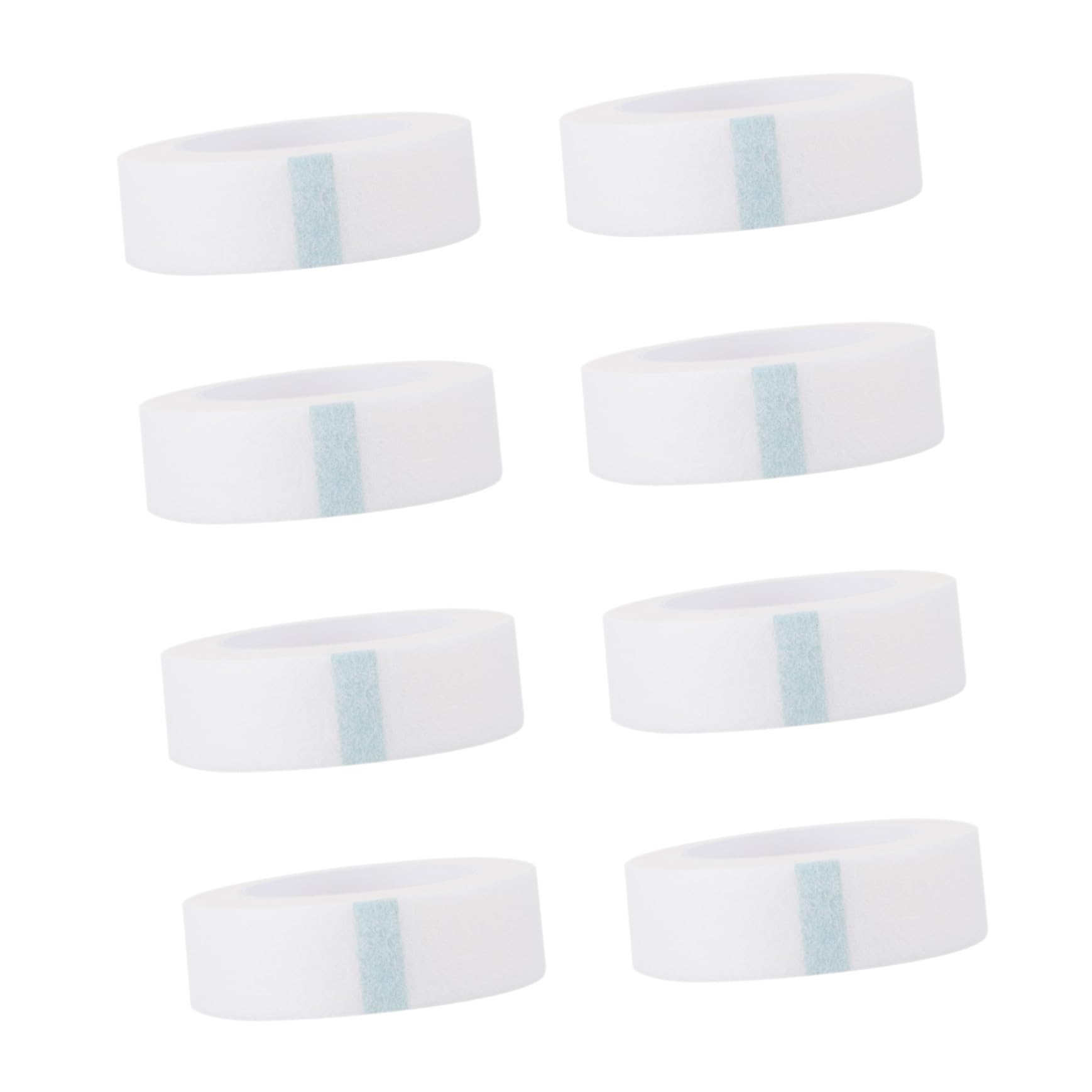 FRCOLOR Lash Adhesive Tape Kit 8pcs Lash Isolation Patches White for Eyelash Extensions for Salons Diy