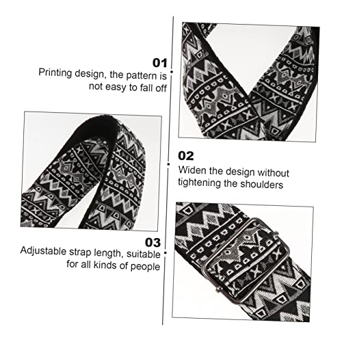 FAVOMOTO 1 PC Diagonale Sangle De Guitare Ukulélé Sangle De Guitare Duarble Guitare Ceinture À La Mode Sangle De Guitare Ceinture De Mode Ceinture En Cuir Électrique Guitare Accessoires - Les Beatles, Paul McCartney, John Lennon, RIngo Starr, George Harrison FAVOMOTO 1 PC Diagonale Sangle De Guitare Ukulélé Sangle De Guitare Duarble Guitare Ceinture À La Mode Sangle De Guitare Ceinture De Mode Ceinture En Cuir Électrique Guitare Accessoires – Image 3
