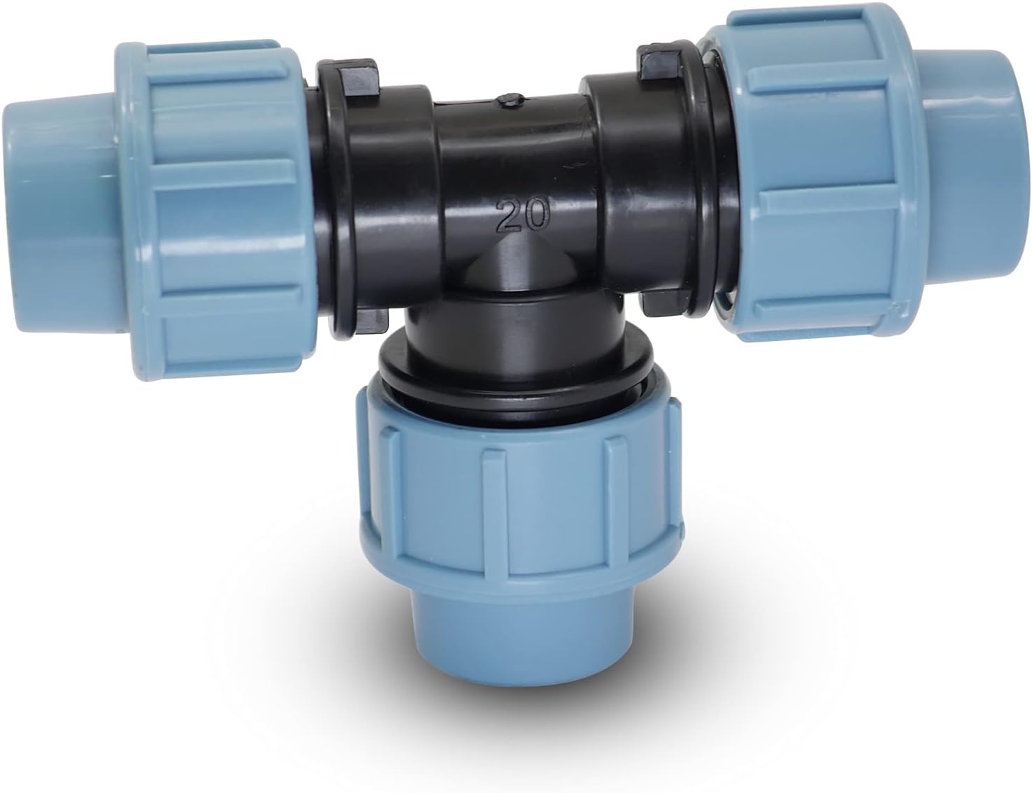 Casoter 20mm Diameter TShaped Female MDPE PP tee Water Adaptor
