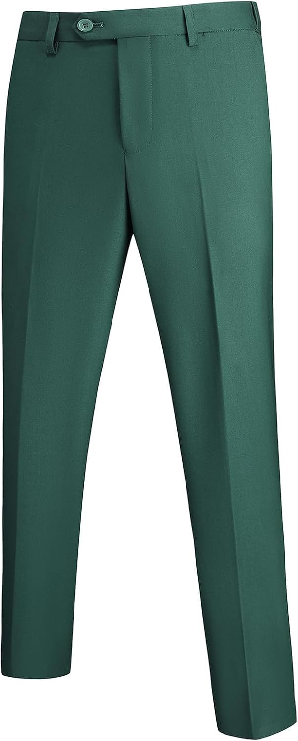 Suit for Men Solid Double Breasted 2 Piece Tuxedo Set Regular Fit Peak Lapels Jacket and Pants - Image 3