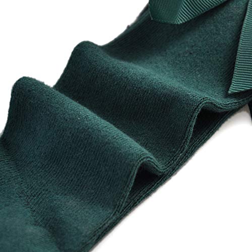 Epeius Baby Knee High Socks Newborn Girls Socks With Bow Uniform Tube Stockings Baby Long Socks For 0-3 Months,6 Pairs Pack,Black/White/Grey/Duty Pink/Wine/Green thumb #5