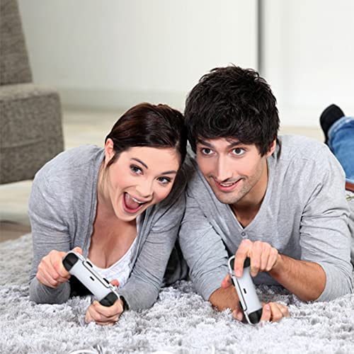 Fxh For Ps4 Controller, Wireless Dual Vibration Game Joystick Controller With Non-Slip Analog Sticks/6-Axis Motion Sensor Compatible With P4/Slim/Pro.5Mm Headset Jack-White #TOP6