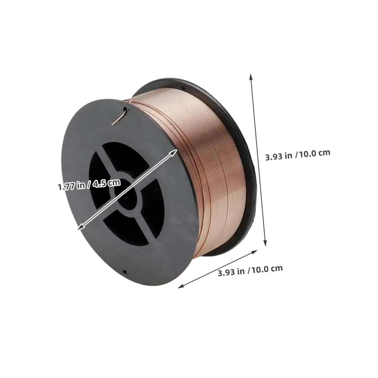 Alambre de Soldadura de Acero al Carbono sin Gas 1,2 Mm 1 Kg Carrete para Soldadura Industrial y Reparación Electrónica Núcleo Fundente para Soldador Mig