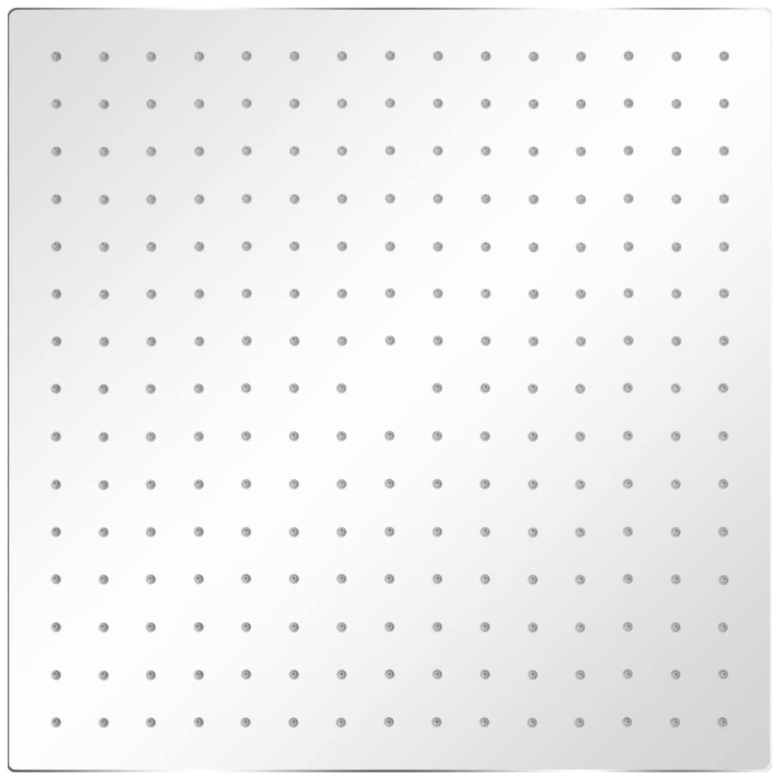 ZEYUAN Cabezal de Ducha Efecto Lluvia 2 uds, Rociador Ducha, Ducha Lluvia, Alcachofa Ducha, Duchas De Baño Alcachofa Lluvia, Recambios Columna Ducha, Acero Inoxidable 40x40 cm